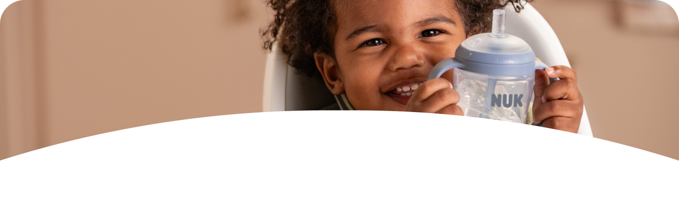 [Translate to English (Australia) (Reborn) nuk.com.au:] Baby with Learner Straw