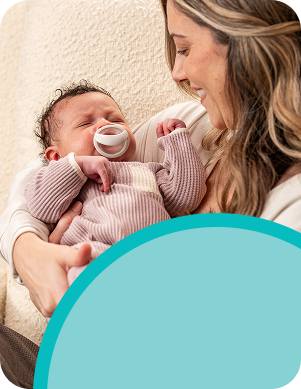 [Translate to English (Australia) (Reborn) nuk.com.au:] Mother with Baby and soother