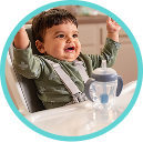 [Translate to English (Australia) (Reborn) nuk.com.au:] Baby with Learner Straw
