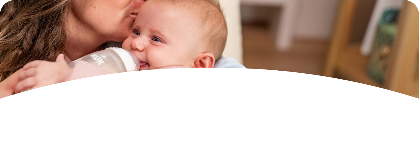 [Translate to English (Australia) (Reborn) nuk.com.au:] Baby with Babybottle