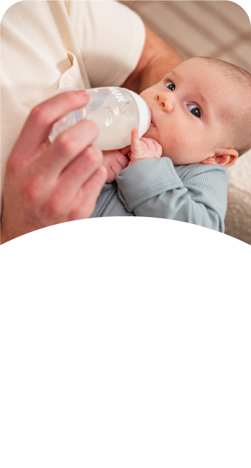 [Translate to English (Australia) (Reborn) nuk.com.au:] Baby with Babybottle