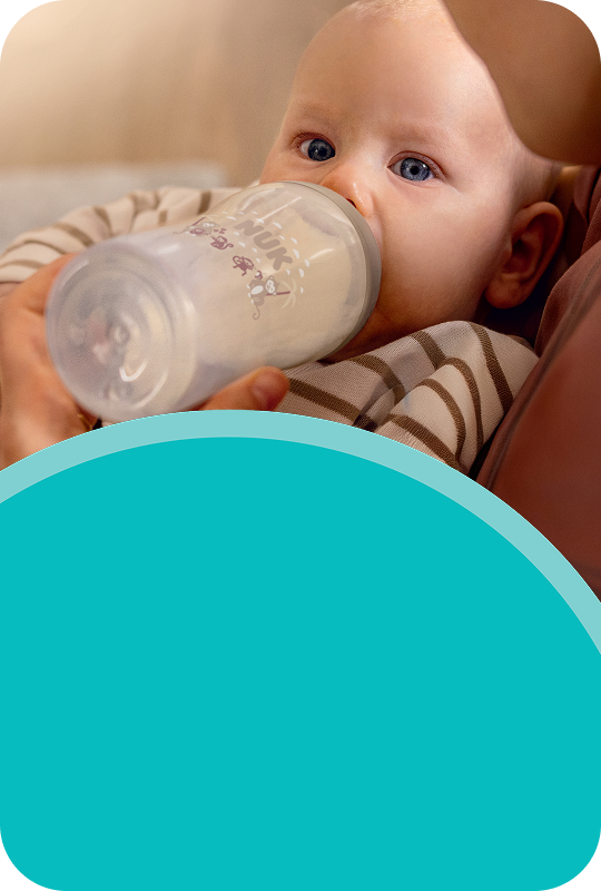[Translate to English (Australia) (Reborn) nuk.com.au:] Baby with Babybottle