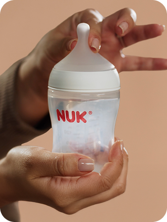 [Translate to English (Australia) (Reborn) nuk.com.au:] NUK Perfect Match Babybottle pinched