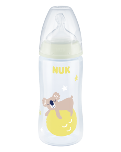 NUK First Choice Plus Night Baby Bottle with Temperature Control