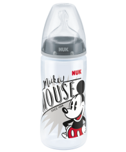 NUK Disney Mickey Mouse First Choice Plus Baby Bottle with Temperature Control